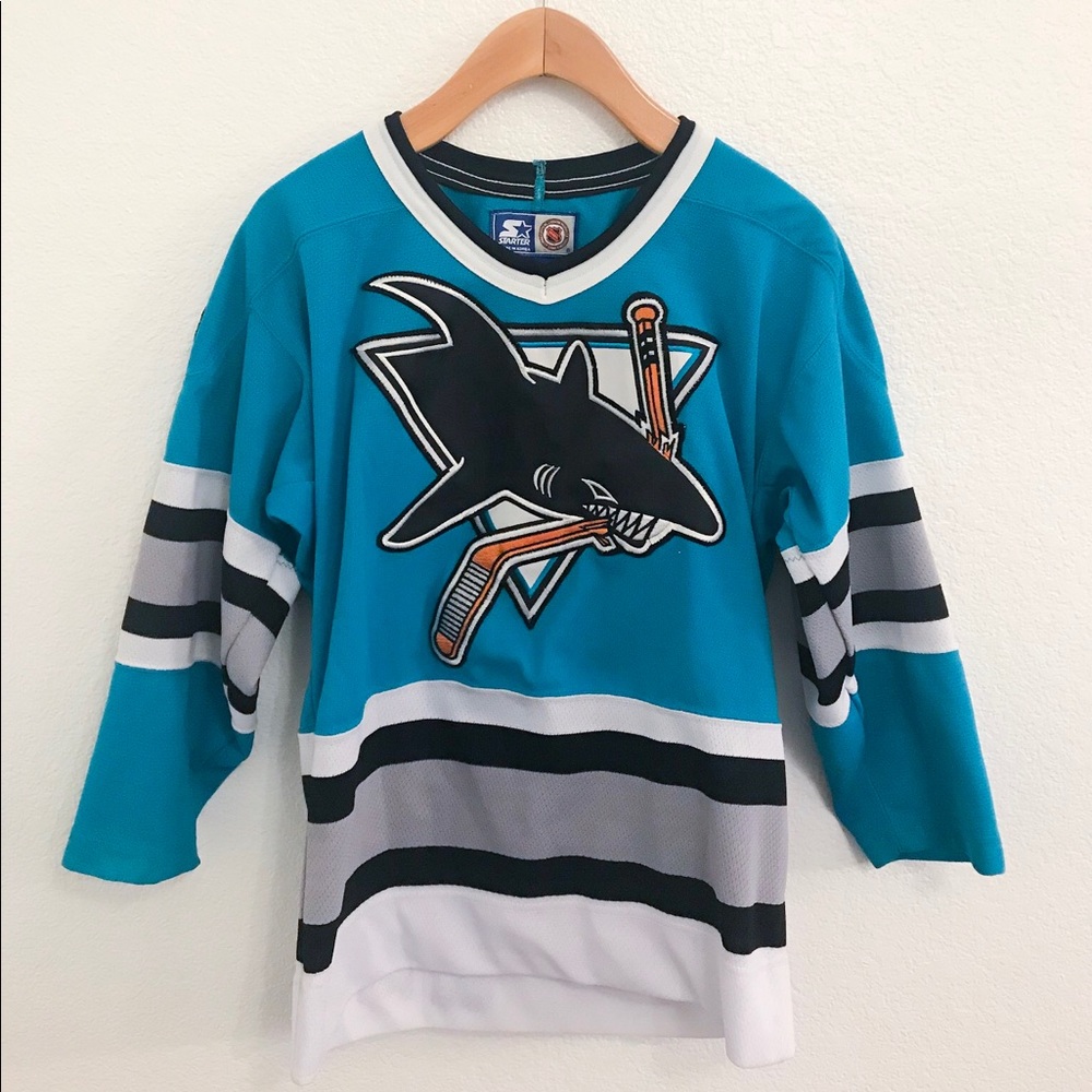 San Jose shark jersey old school